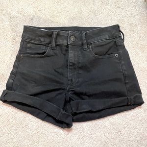American Eagle Hi-Rise Shortie Next Level Stretch Jean Shorts